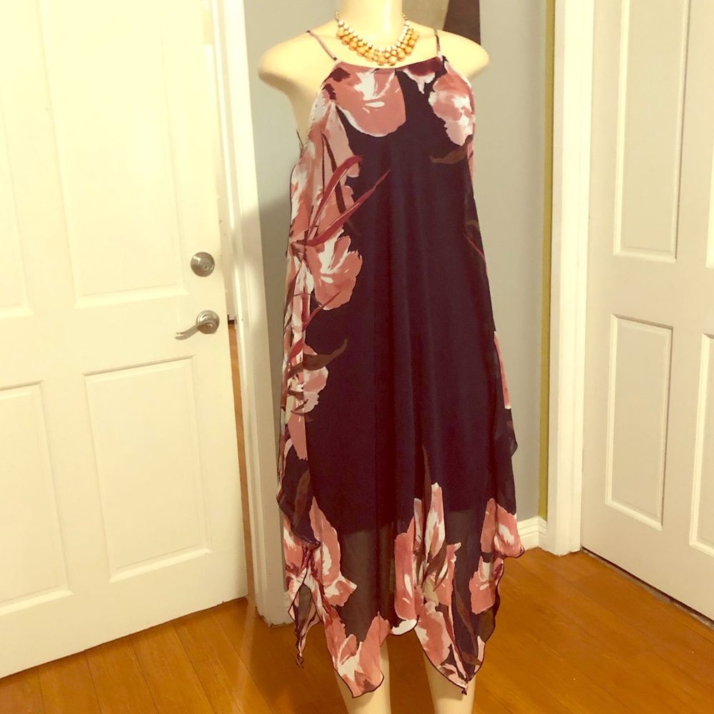 Floral Hi-Low Dress